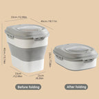 Fold Grain Pails Three Colours Organiser | StorageOZ
