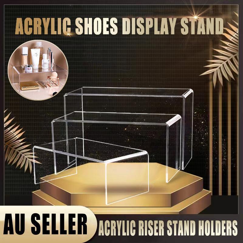 3 Pcs Acrylic Display Stand Shoe Rack Set | StorageOZ