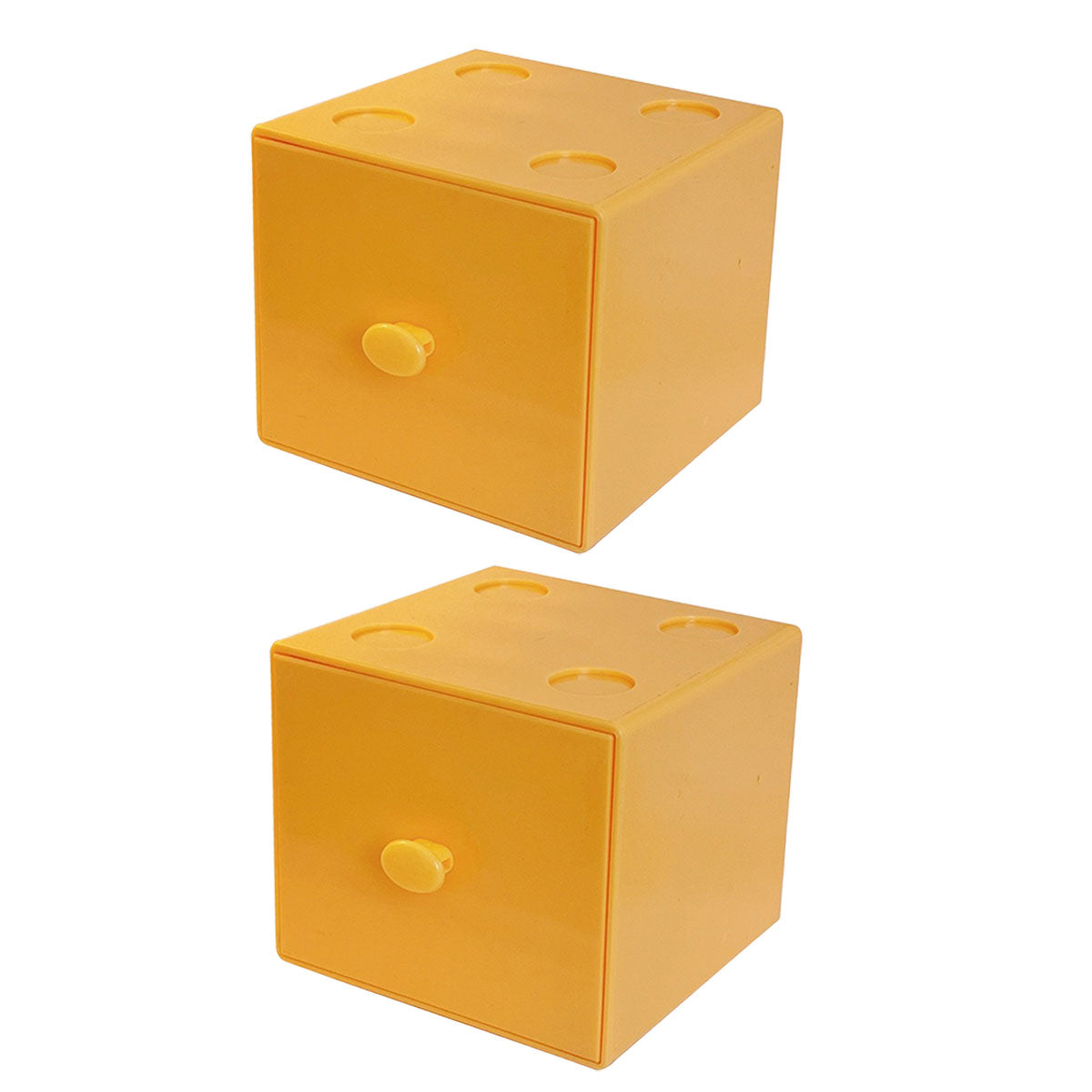 2 Pcs Stackable Mini Drawers Four Colours | StorageOZ