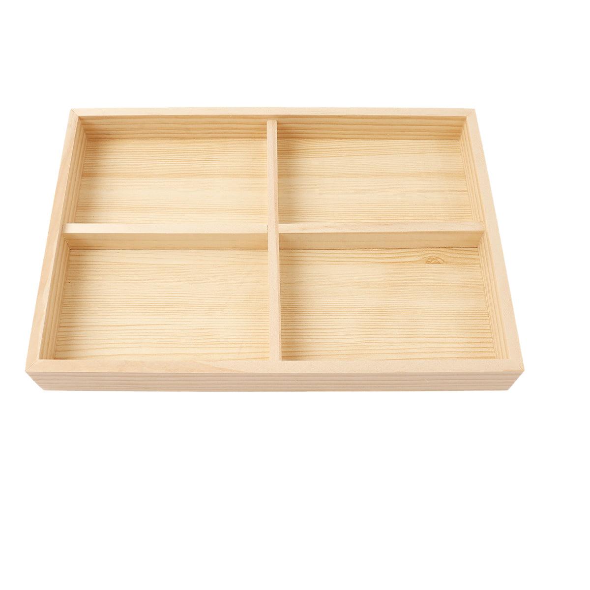 5 Pcs Wooden Jewellery Trays Three Layouts | StorageOZ