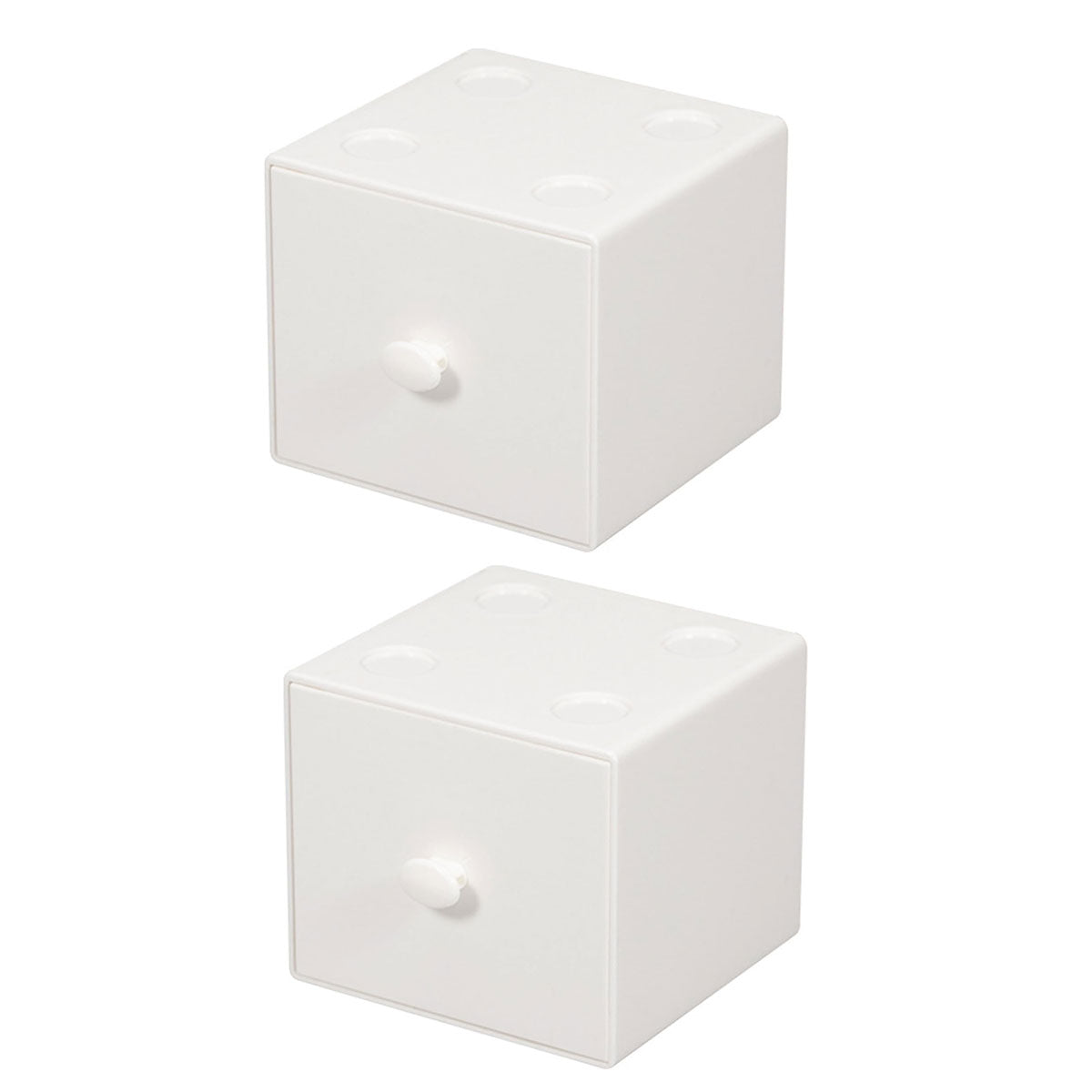 2 Pcs Stackable Mini Drawers Four Colours | StorageOZ