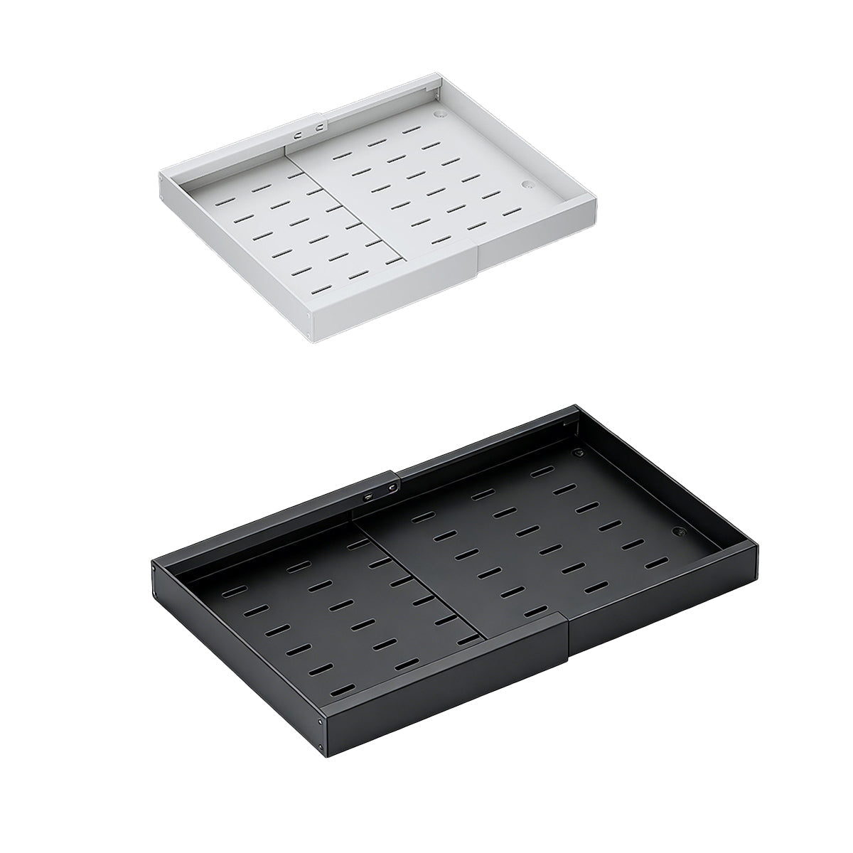 Pull Out Cabinet Basket Two Colours Rack | StorageOZ