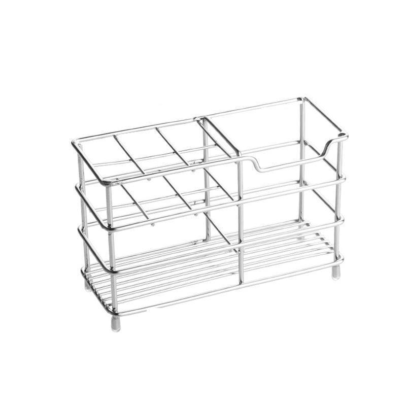 Stainless Steel Wire Toothbrush Holder Stand | StorageOZ