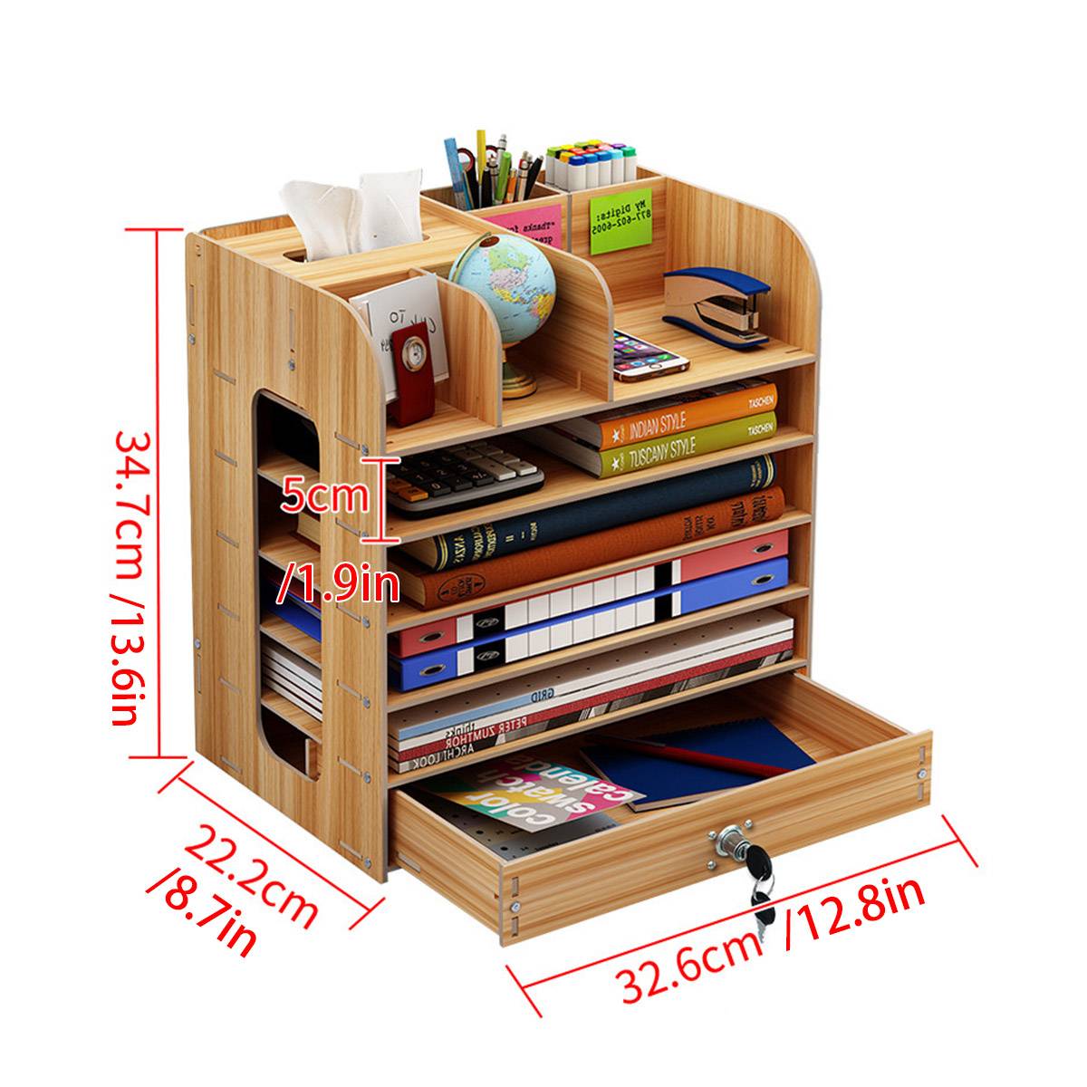 Desktop File Cabinet Storage Case Organiser | StorageOZ