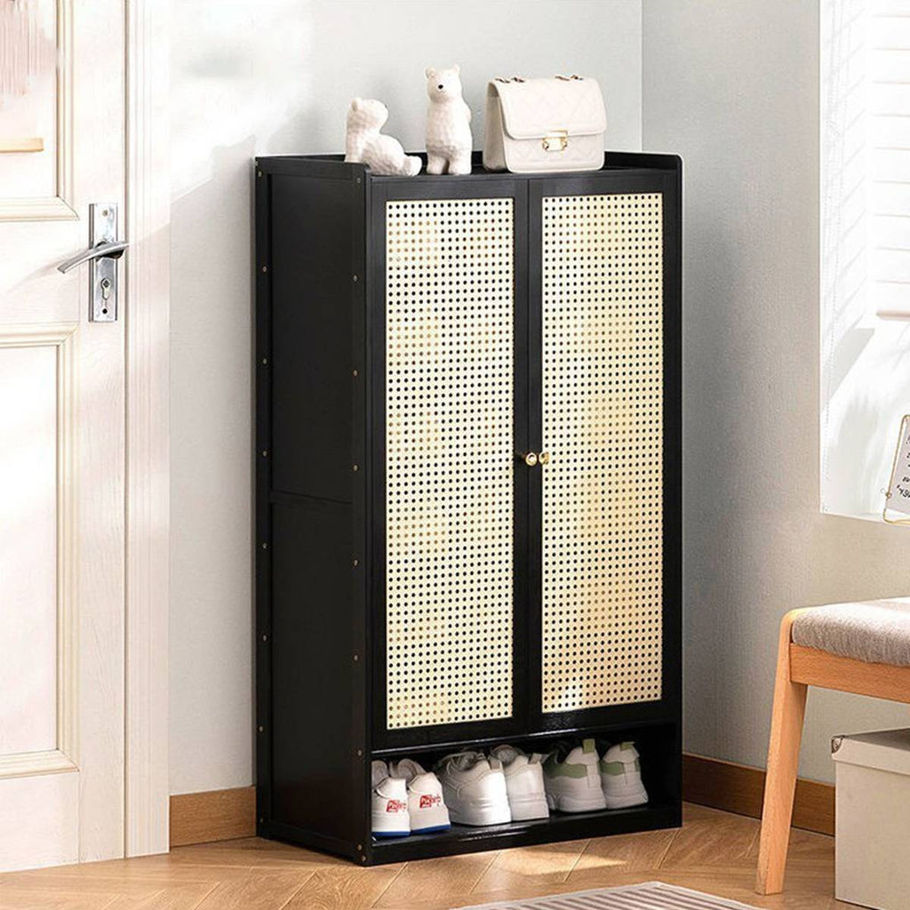 Black Entry Shoe Storage Cabinet Organiser | StorageOZ