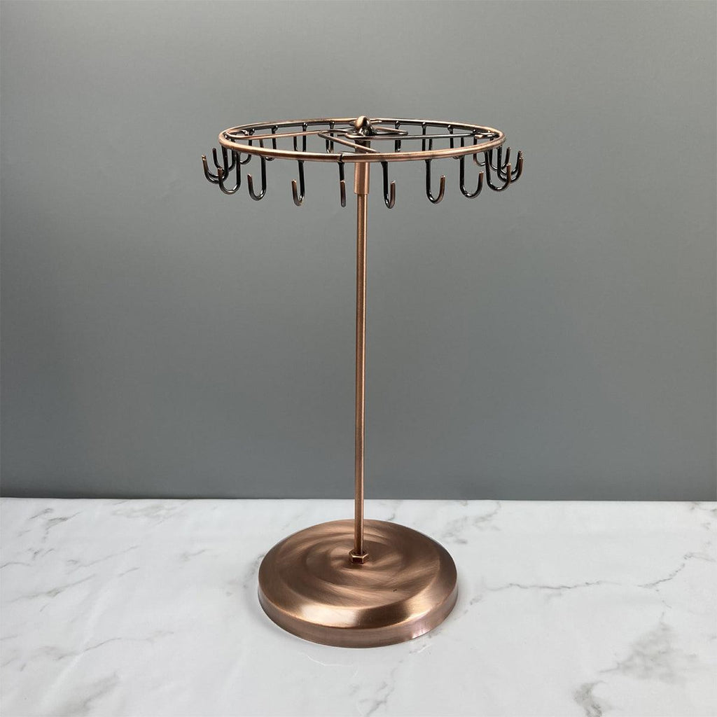 Rotating Iron Jewellery Stand Two Colours | StorageOZ