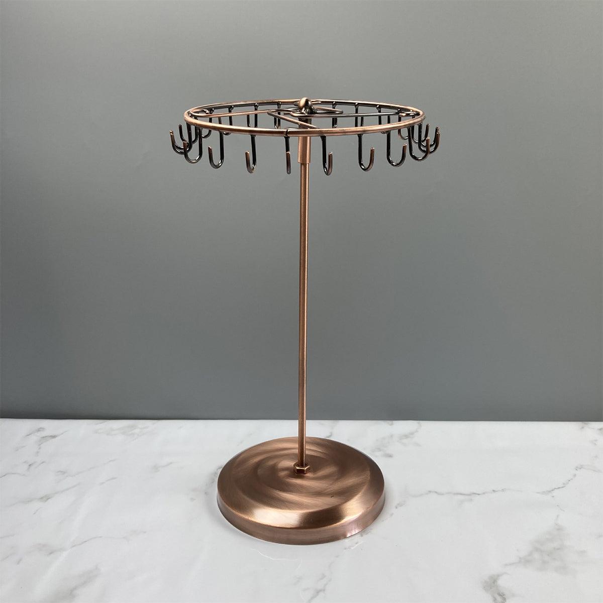 Rotating Iron Jewellery Stand Two Colours | StorageOZ