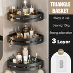 3 Tier Triangle Bathroom Rack Two Colours | StorageOZ