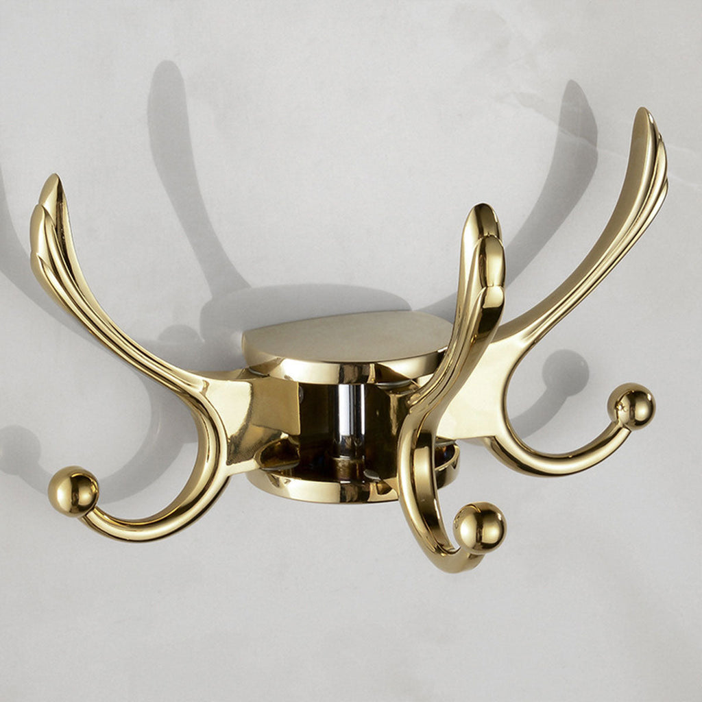 Folding Swivel Wall Hook Two Finishes Set | StorageOZ
