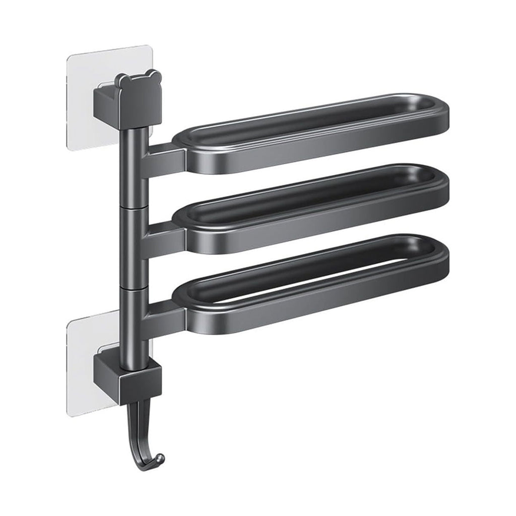 3 Arm Rotating Towel Rack Two Colours Set | StorageOZ