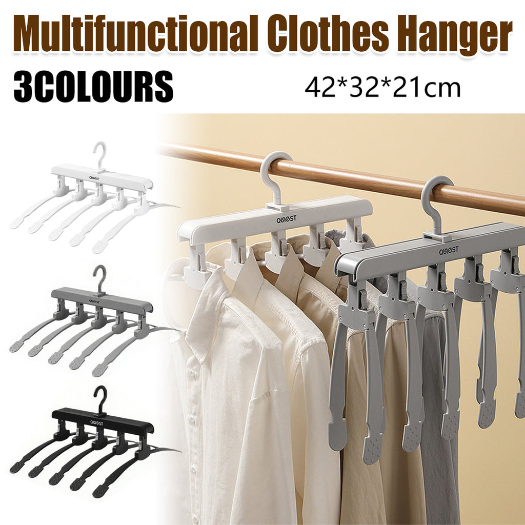 Folding Clothes Hanger in Three Colours Set | StorageOZ