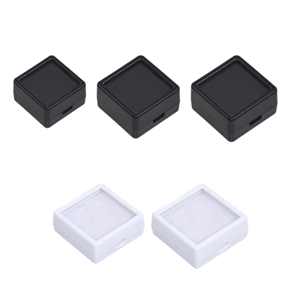 Clear Gem Display Boxes Five Pack Options | StorageOZ