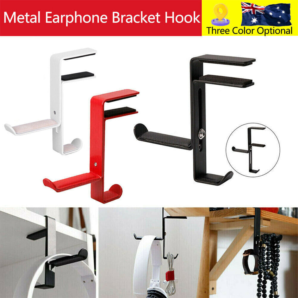 Desk Clamp Headphone Hook in Three Colours | StorageOZ