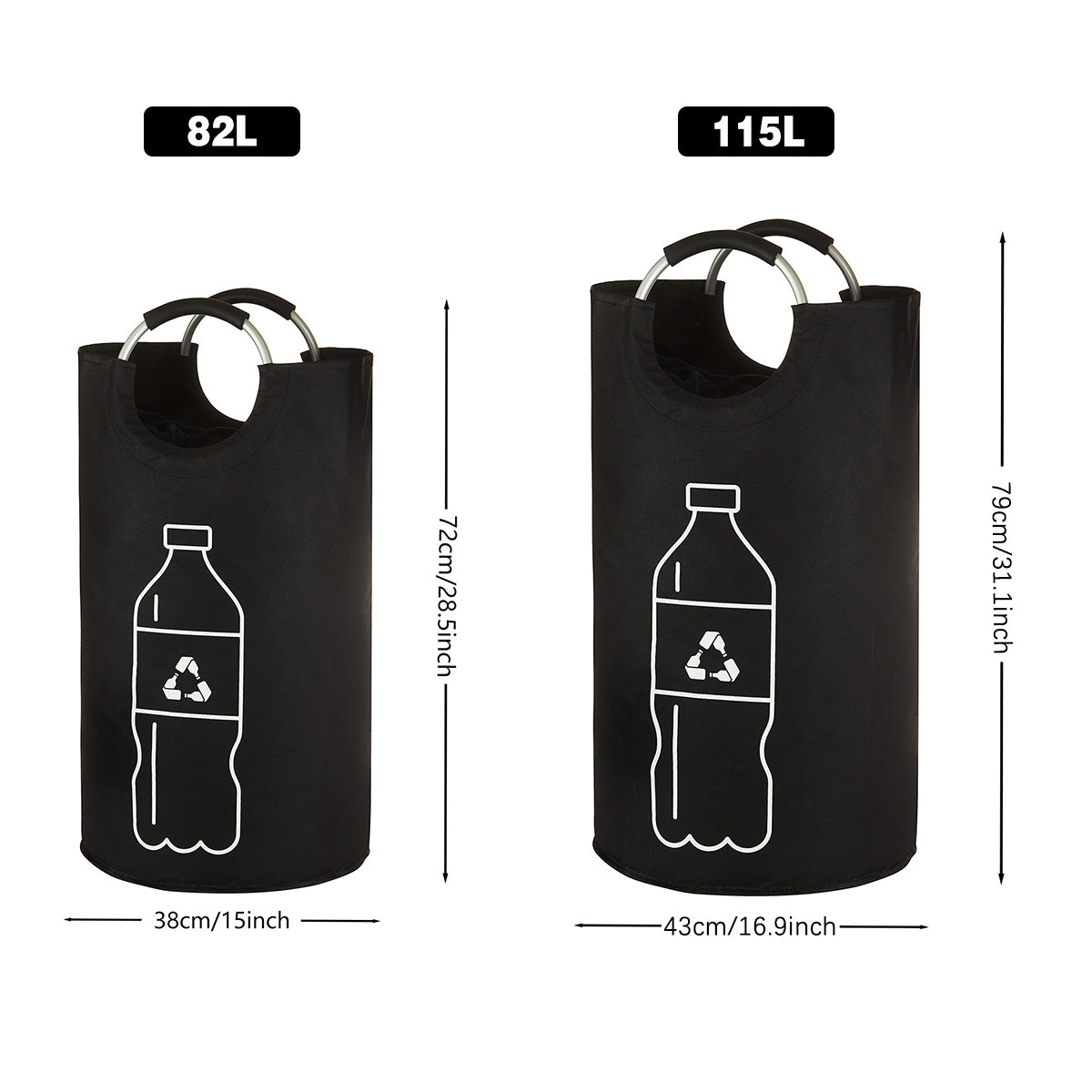 82L or 115L Oxford Laundry Bag Two Sizes | StorageOZ