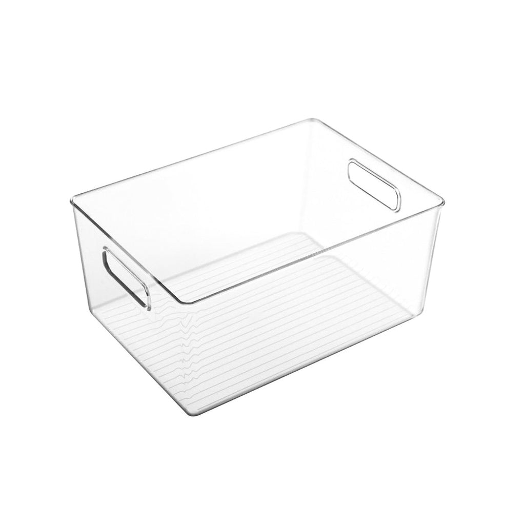 5 Pcs Clear Desk Boxes Two Sizes Organiser | StorageOZ