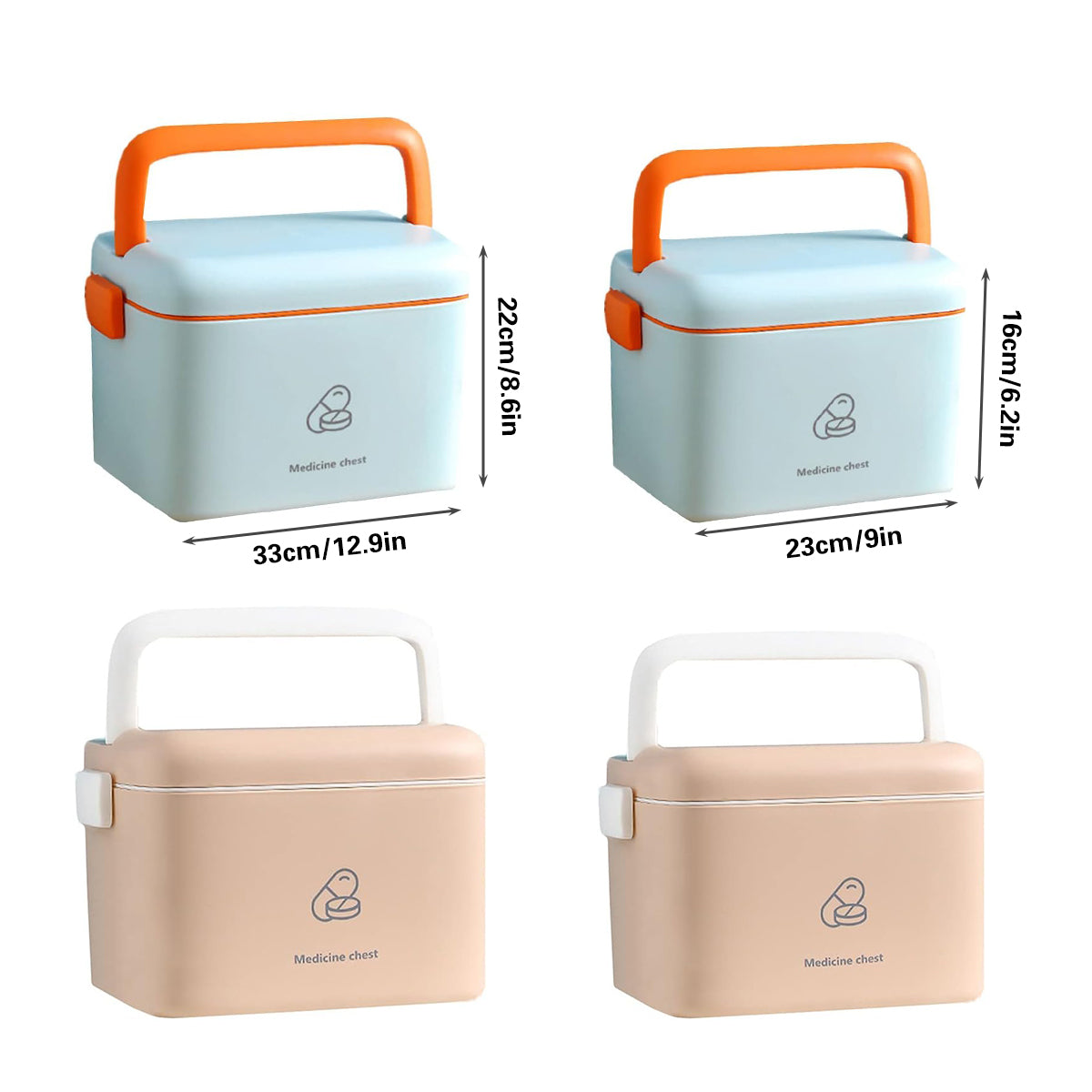 PP First Aid Storage Box Four Options Set | StorageOZ