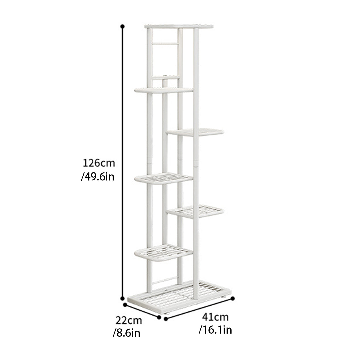 7 Tier Metal Plant Stand Two Colours Set | StorageOZ