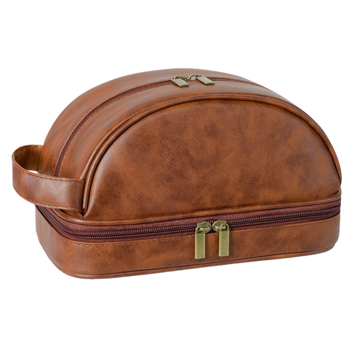 Vintage PU Toiletry Wash Bag Two Colours | StorageOZ