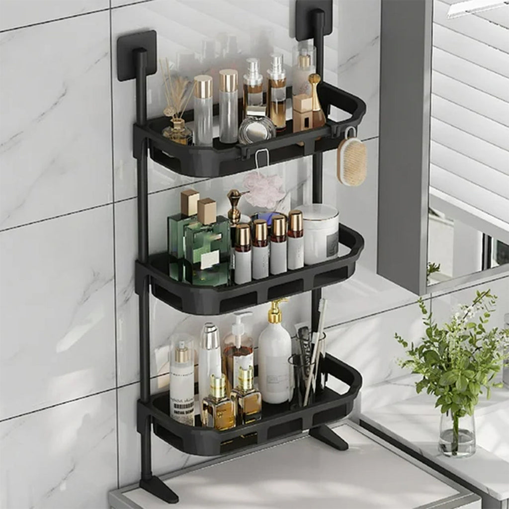 3 Tier Bathroom Wall Rack Two Colours Set | StorageOZ