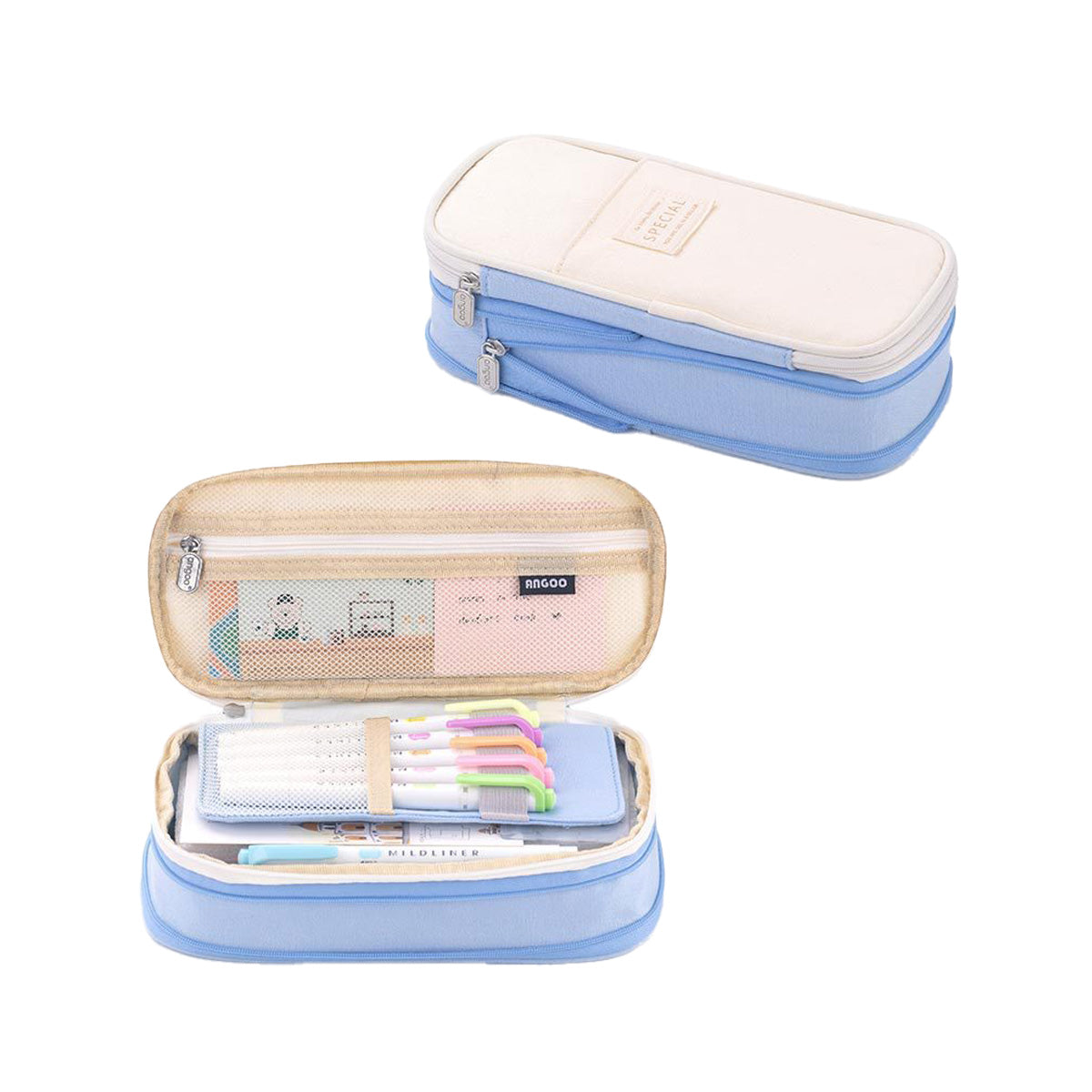 Pen Bags Two Colours Desk Storage Organiser | StorageOZ