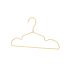 Gold Aluminum Small Clothes Hangers 30 Pack Compact