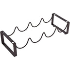5 Bottle Iron Wine Rack Two Colours Rack | StorageOZ