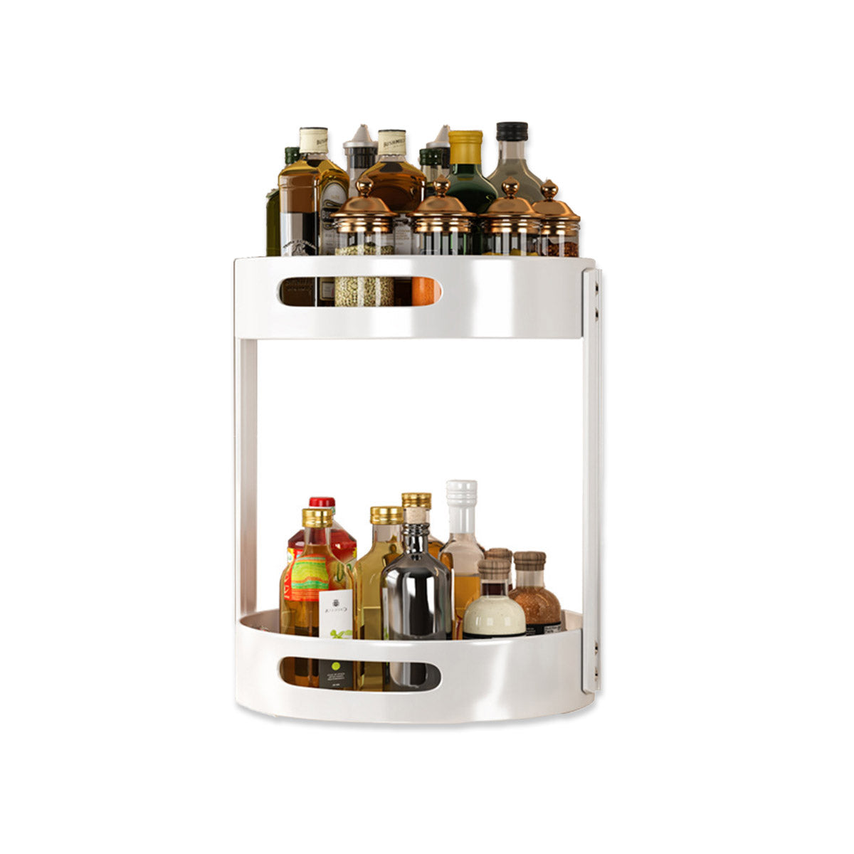 White Large Kitchen Storage Rack Organiser | StorageOZ