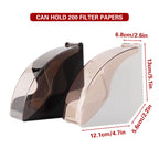 Acrylic Coffee Filter Box Two Colours Set | StorageOZ