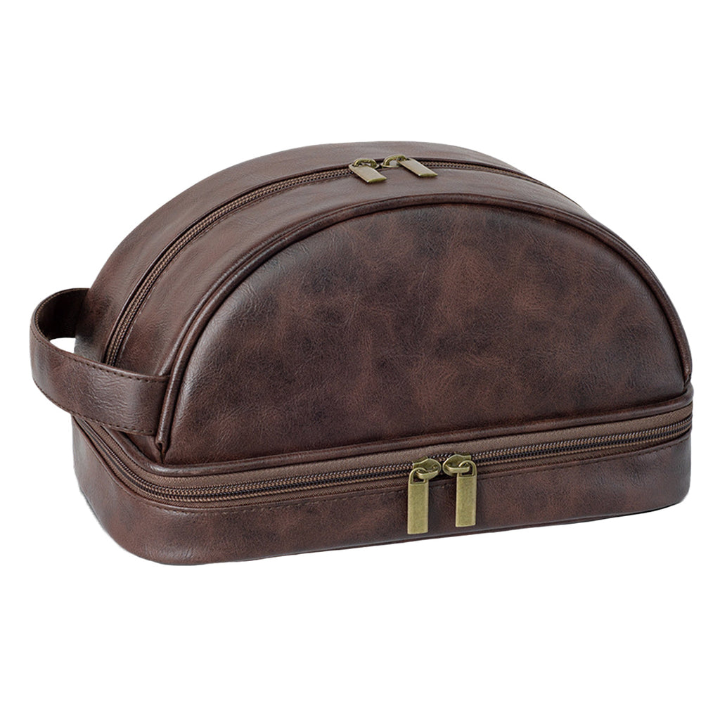 Vintage PU Toiletry Wash Bag Two Colours | StorageOZ