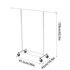 Rolling Chrome Clothes Drying Rack Organiser | StorageOZ