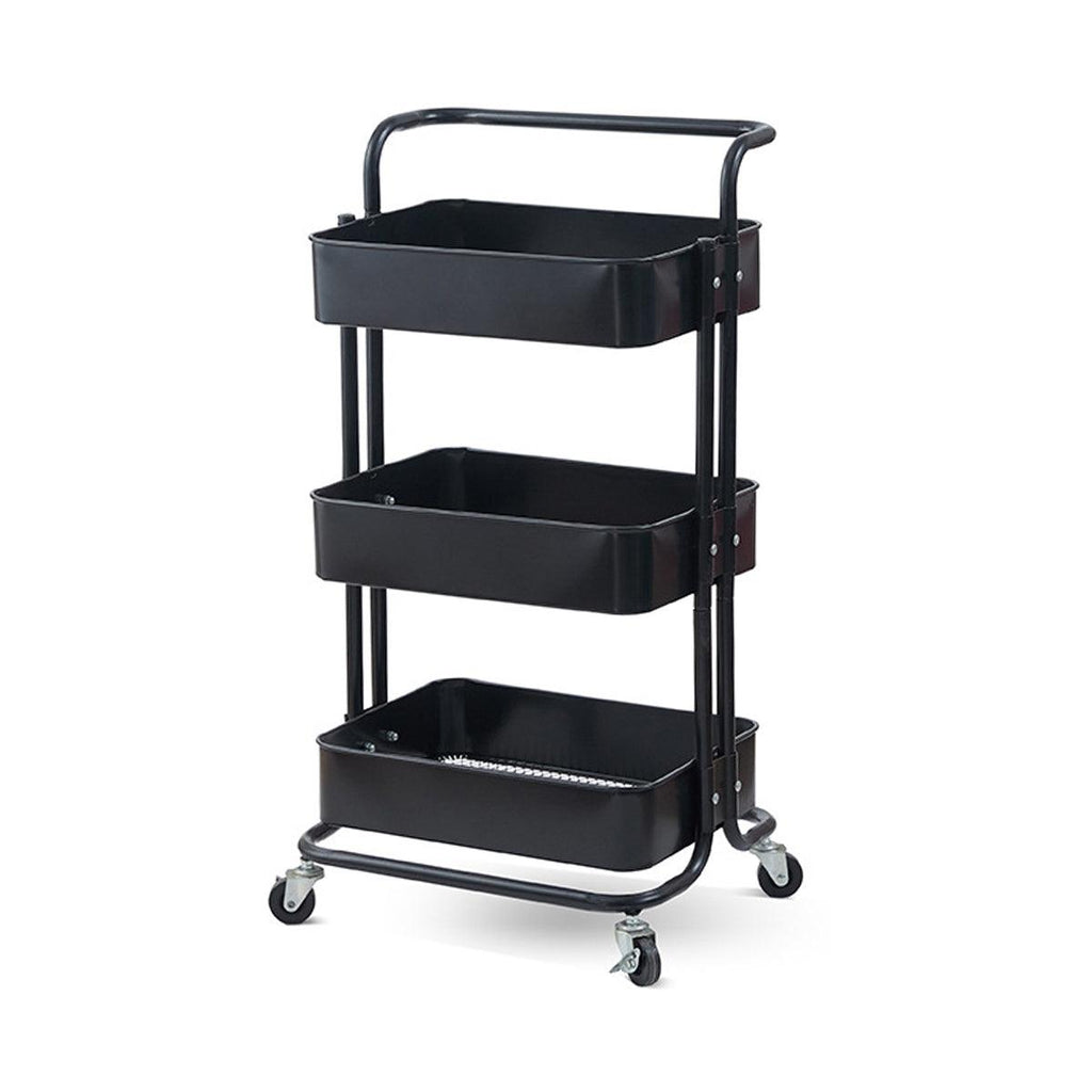3 Tier Rolling Storage Trolley Three Colours | StorageOZ