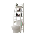Over Toilet 4 Tier Bathroom Storage Rack White or Black