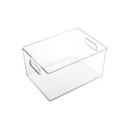 5 Pcs Clear Desk Boxes Two Sizes Organiser | StorageOZ