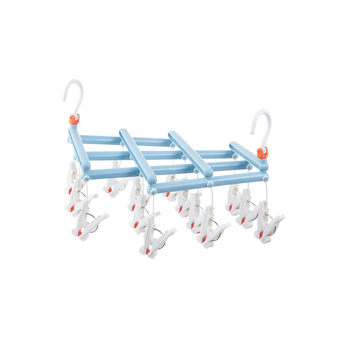 14 Clip Folding Drying Rack in Three Colours | StorageOZ