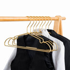 Gold Aluminum Small Clothes Hangers 30 Pack Compact