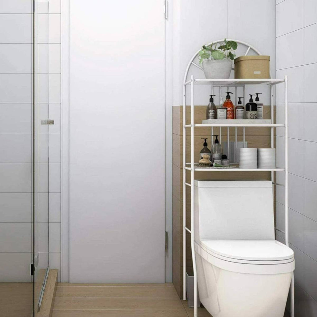 3 Tier Over Toilet Floor Storage Shelf Set | StorageOZ