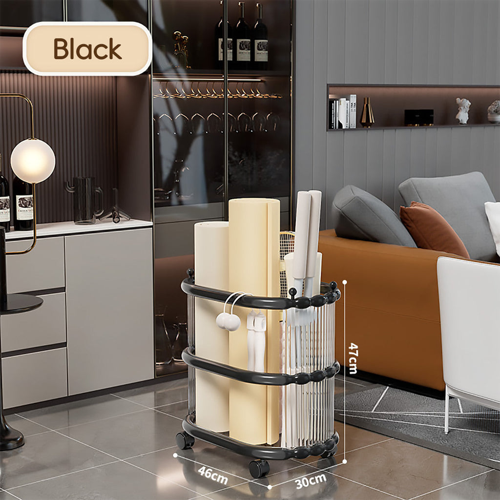 Rolling Mat Storage Cart Two Colours Set | StorageOZ