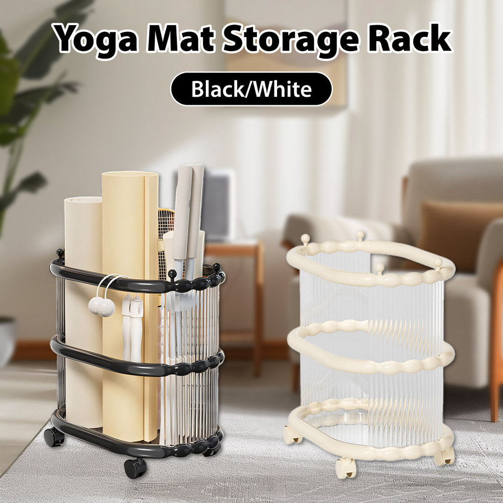 Rolling Mat Storage Cart Two Colours Set | StorageOZ