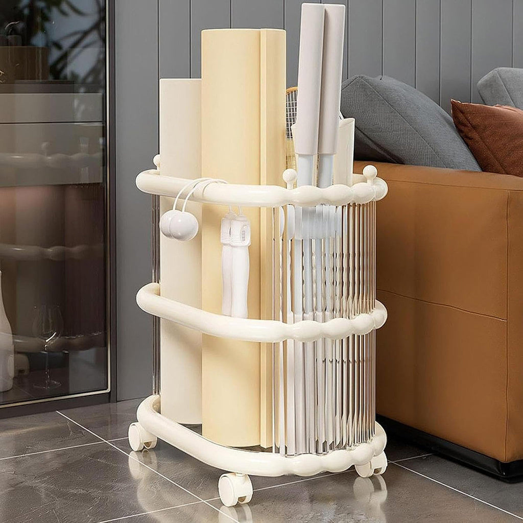 Rolling Mat Storage Cart Two Colours Set | StorageOZ