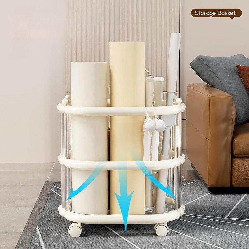 Rolling Mat Storage Cart Two Colours Set | StorageOZ