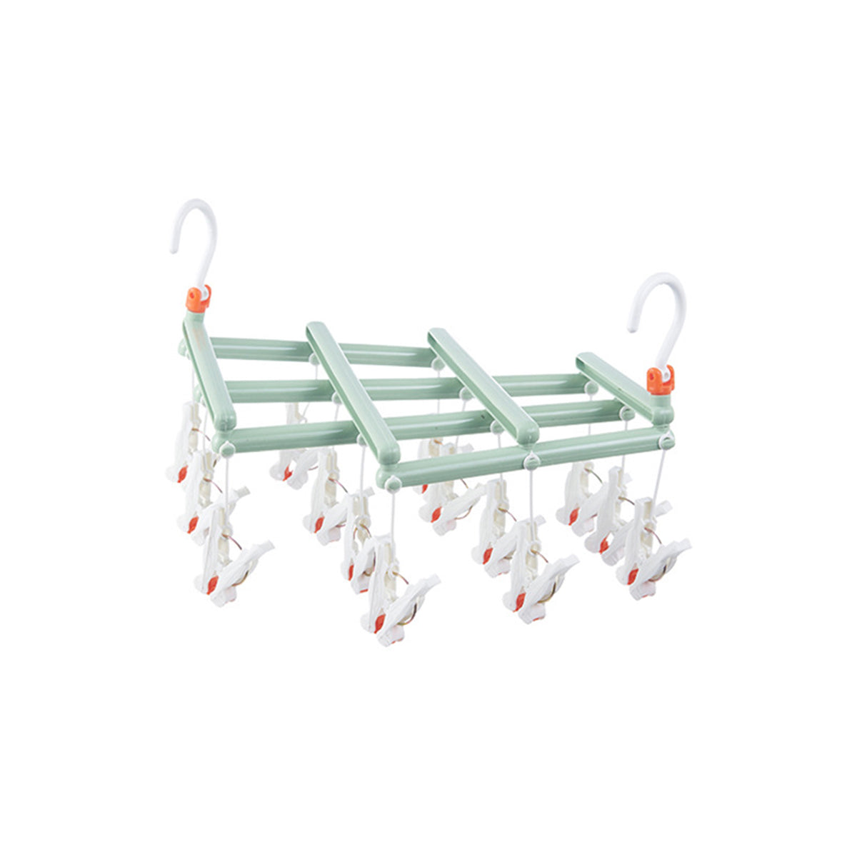 14 Clip Folding Drying Rack in Three Colours | StorageOZ