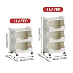 3 Tier Storage Carts Two Colours Organiser | StorageOZ