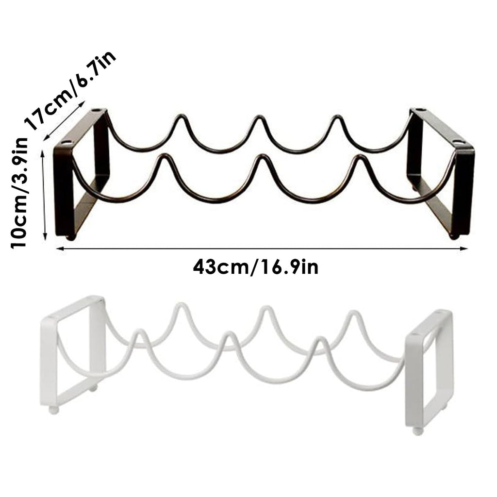 5 Bottle Iron Wine Rack Two Colours Rack | StorageOZ