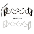 5 Bottle Iron Wine Rack Two Colours Rack | StorageOZ