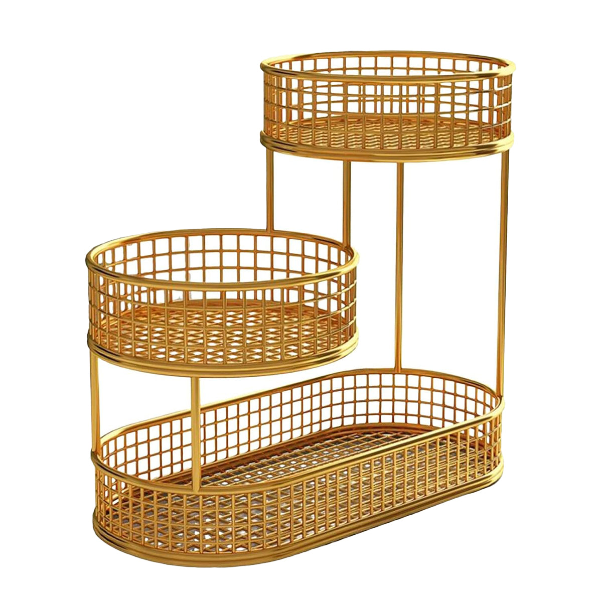 3 Tier Metal Fruit Basket in Three Colours | StorageOZ