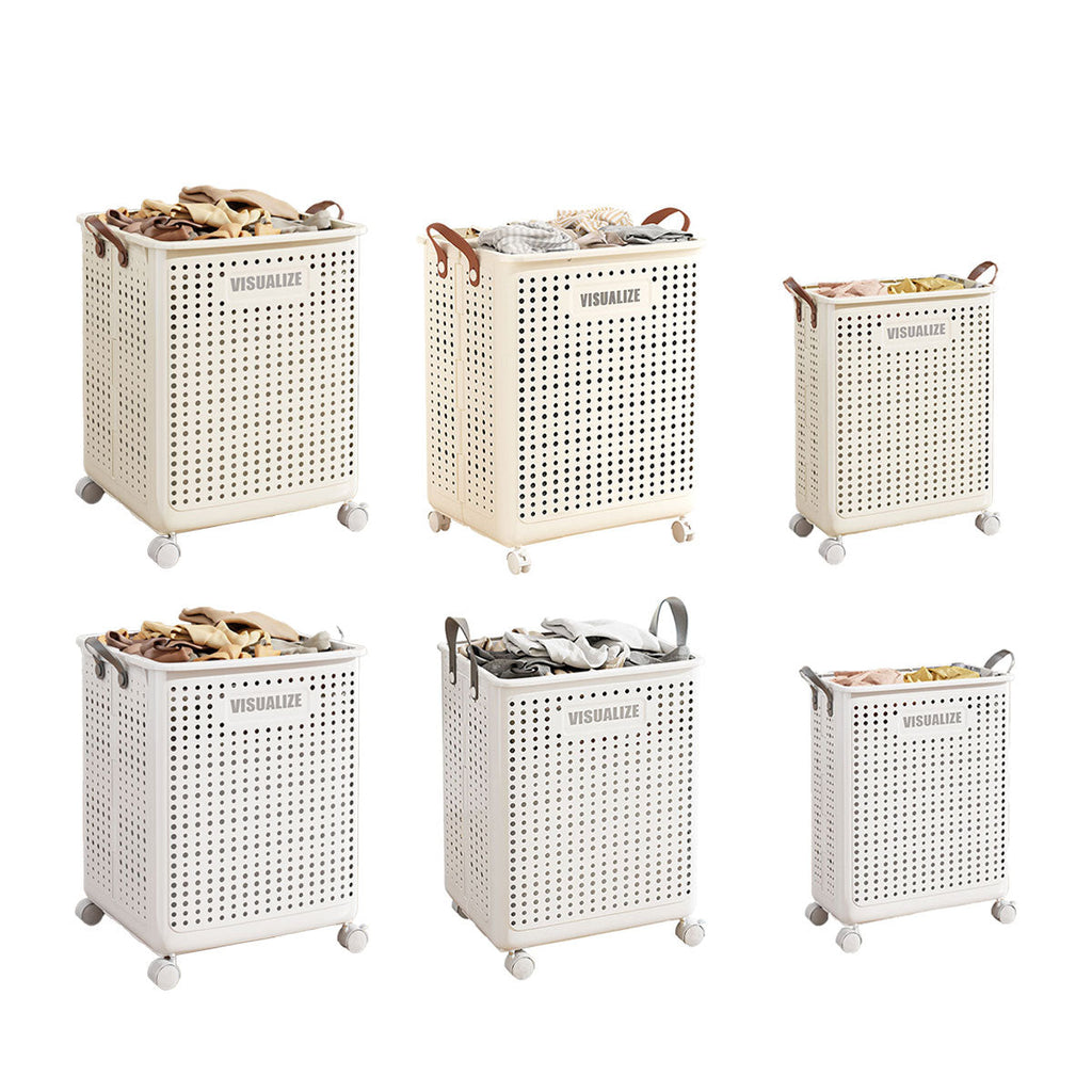 Folding Ventilated Laundry Basket Hamper | StorageOZ