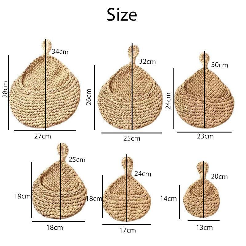 Woven Baskets Three Sizes Home Organiser | StorageOZ