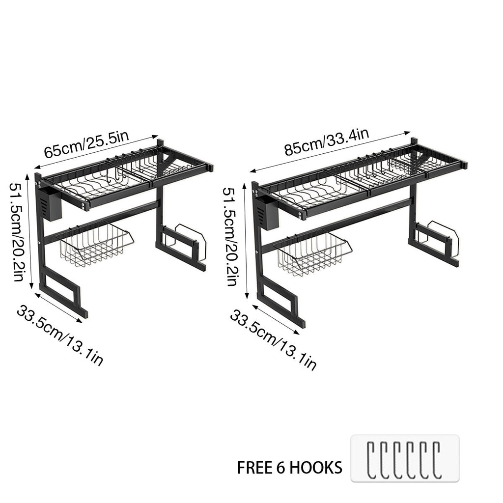 Over Sink Drain Rack Two Lengths Organiser | StorageOZ
