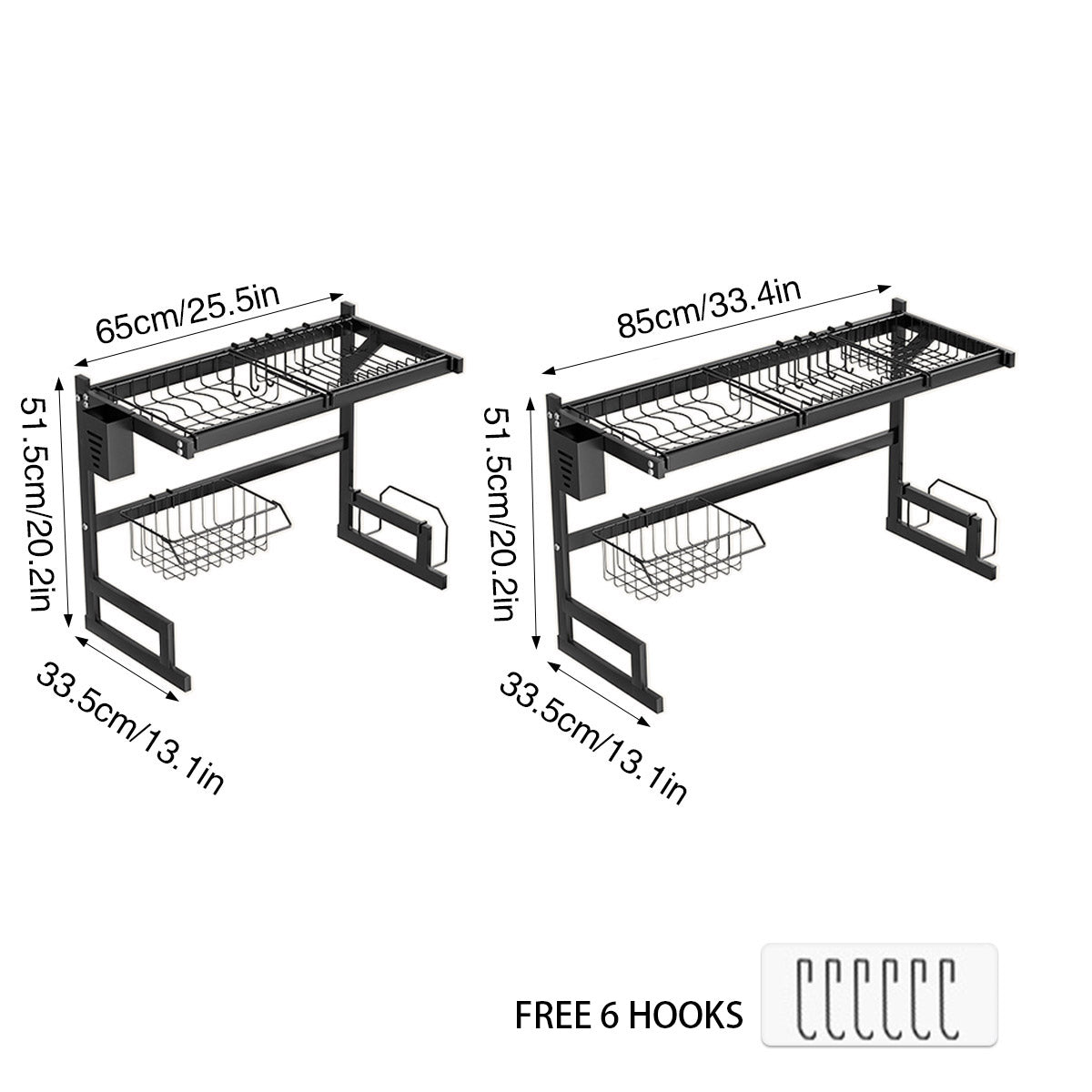Over Sink Drain Rack Two Lengths Organiser | StorageOZ