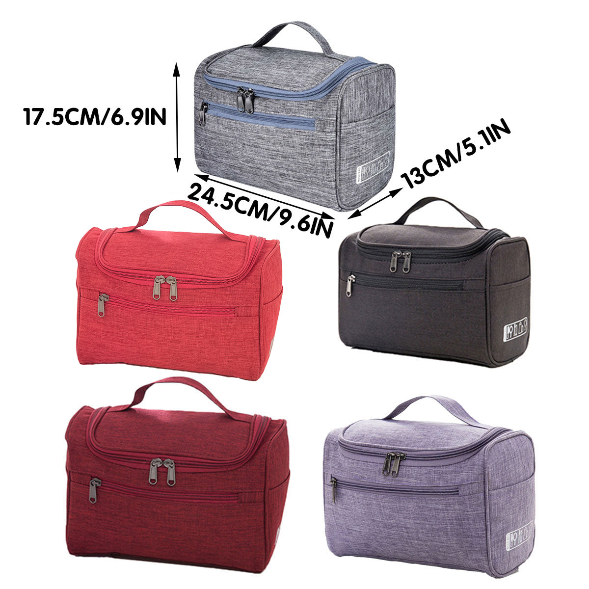 Washable Travel Makeup Bag in Five Colours | StorageOZ